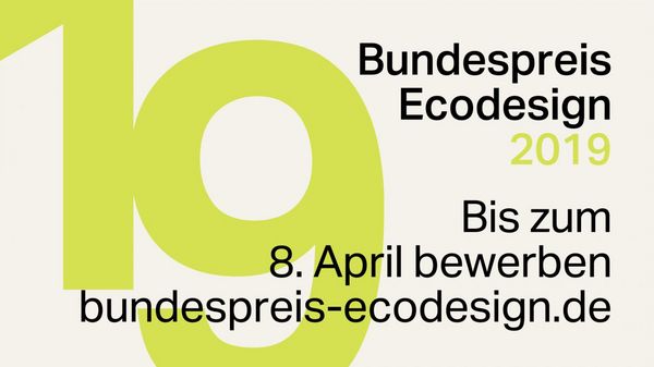 Logo Bundespreis Ecodesign - Bewerbungen bis 04. April