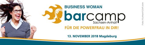 Banner Business Woman BarCamp