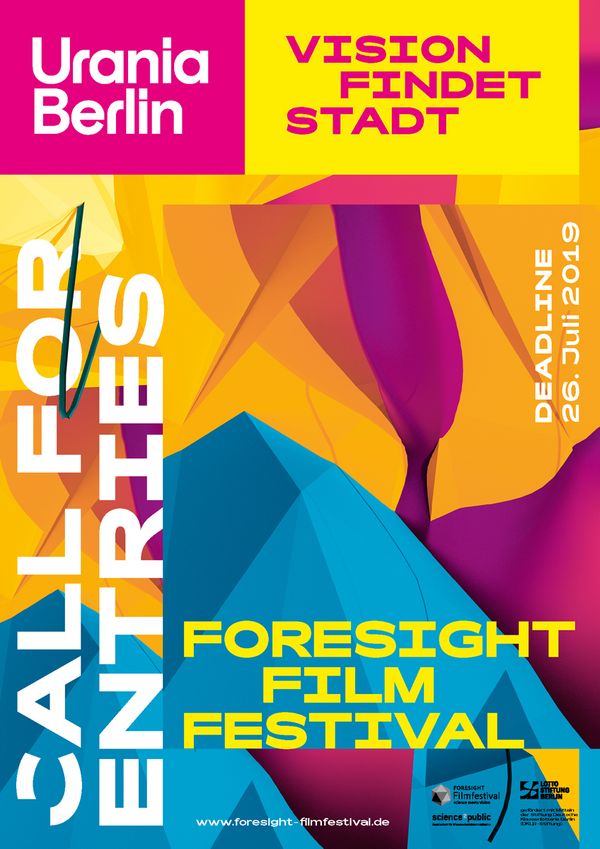 Bild zeigt das Plakat für die vierte Auflage des Foresight Filmfestival