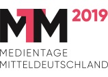 Zeigt Logo der Mitteldeutschen  Medientage