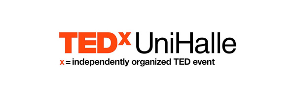Bild zeigt das Logo des TEDxUniHalle