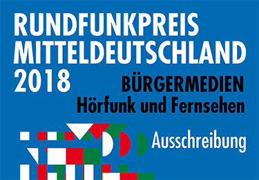 Logo zur Ausschreibung Rundfunkpreis Mitteldeutschland