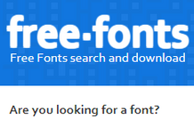 Logo von free-fonts.com
