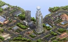 Logo von 3D-Visualisierung einer virtuellen Stadt
