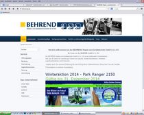 Logo von Webseite  	Behrend - Stapler- u. Gerätetechnik GmbH & Co.KG